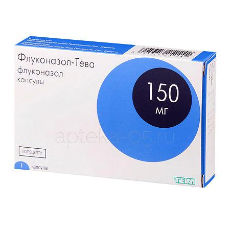 Флуконазол-Тева капс 150 мг № 1 (Тева)